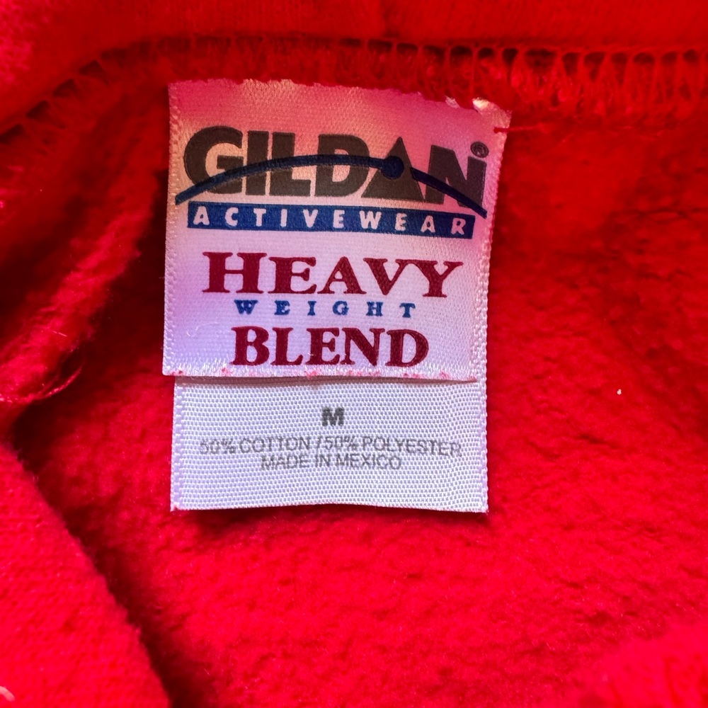 Gildan Red Heavy Blend Hoodie